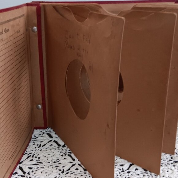 Vintage 1950's 78RPM Binder - Holds 12 Shellac 78RPM - Picture 2 of 2